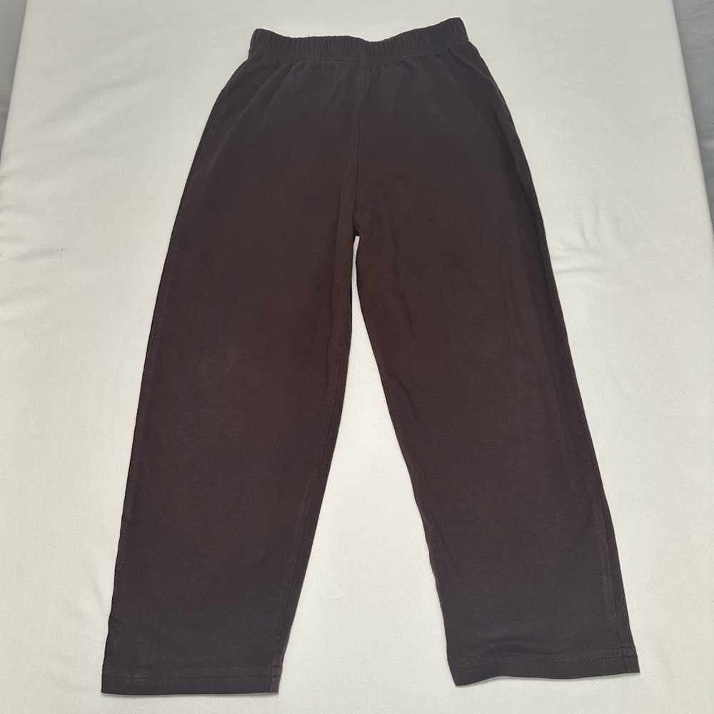 Boys Brown Cotton Pants